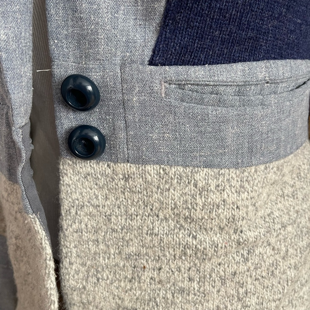 Paper People Clothing | Mixed Media Blazer - Picture 5 of 11